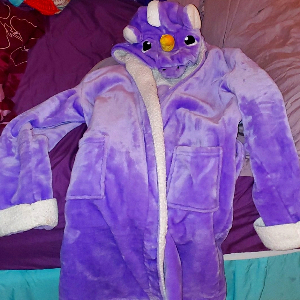 Cosplay unicorn purple robe